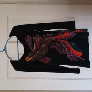 Eva Varro Long sleeve wide bateau neck tunic